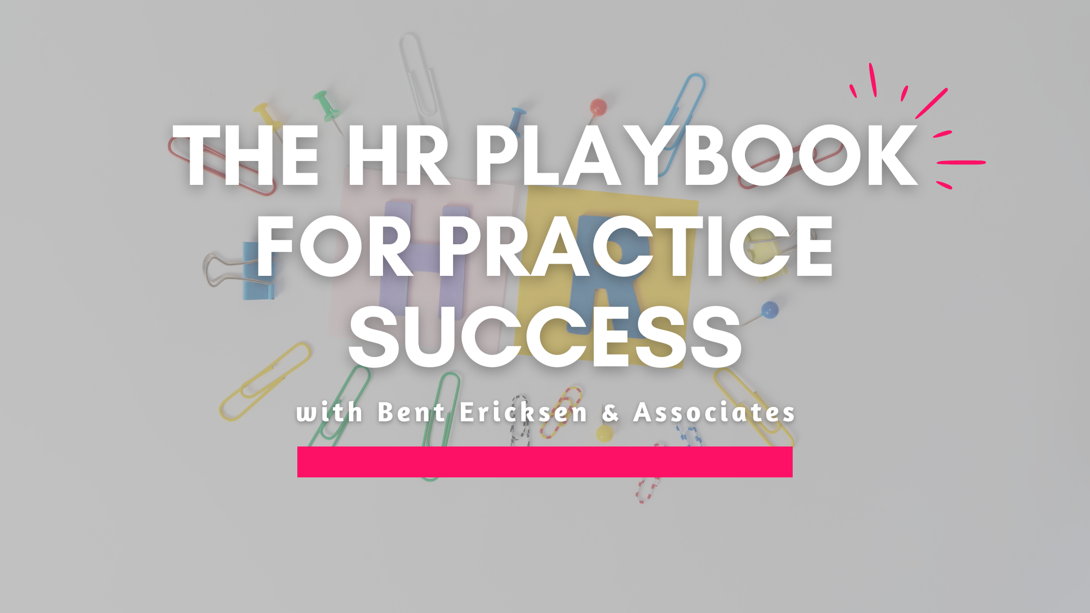 colorful paperclips and HR 